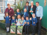 Pupils boosted by shop's seeds donation