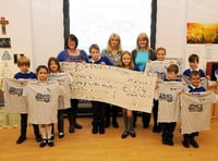 Pupils do their bit in cancer fight