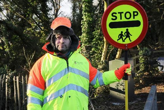 New ‘lollipop man’ takes on school role