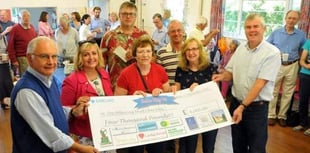 Village fete proceeds handed out