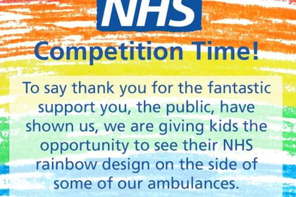 Calling all budding young artists – see your creation on an ambulance