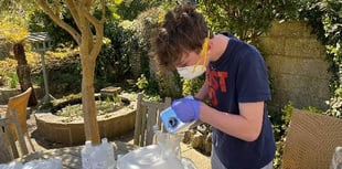 Witley schoolboy's a bit handy at making sanitiser