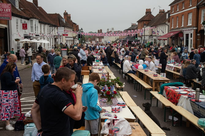 Odiham Platinum Jubilee street party June 5th 2022.