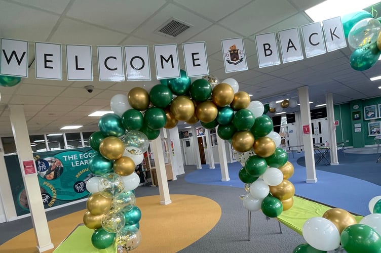 Eggar’s School welcomes back pupils after the coronavirus lockdown, March 2021.