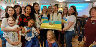 Ukrainians lay on a feast at Alton Rugby Club