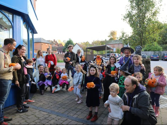 Adults and children enjoyed the spooktacular Hallowe’en event