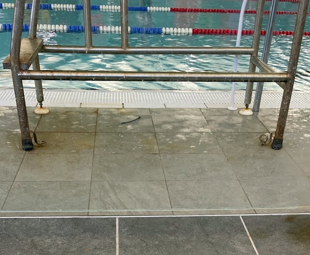 Rust problems at Alton Sports Centre swimming pool