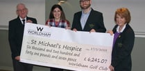 Worldham Golf Club members raise more than £6,000 for hospice