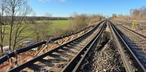 Video: New track to be laid so more trains can run past Hook landslip