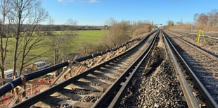 Video: New track to be laid so more trains can run past Hook landslip