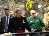 Alan Titchmarsh presents Queen’s Award to Marwell Zoo