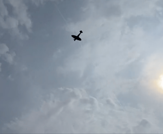 Video: Spitfire and RAF helicopter fly-past opens 50th Frensham Fayre