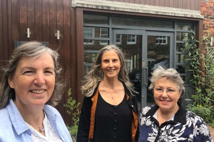 Shanagh with Carina Petter and Tamara Kircher, the two longest serving members of The Centre with over 50 years at The Centre between them