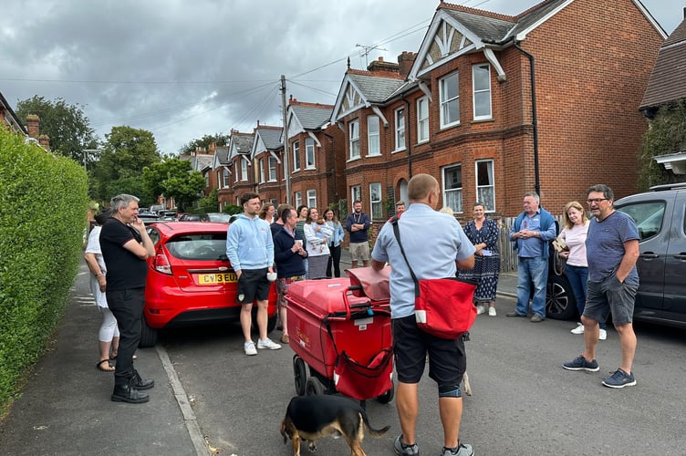 Residents of Park Road and Winton Road wish long-serving postie Mark Wheeler a happy retirement