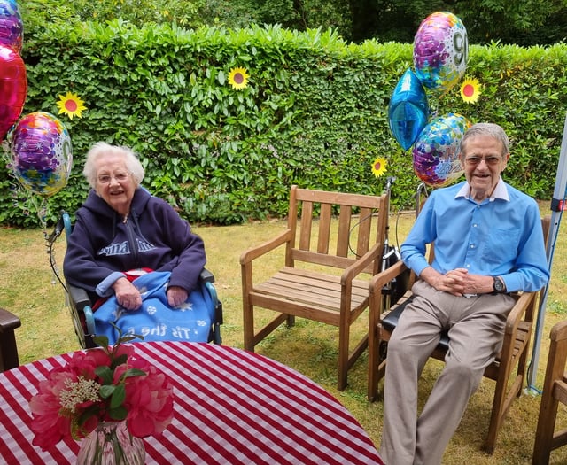 Grayshott couple celebrate their 90th birthdays in care home together