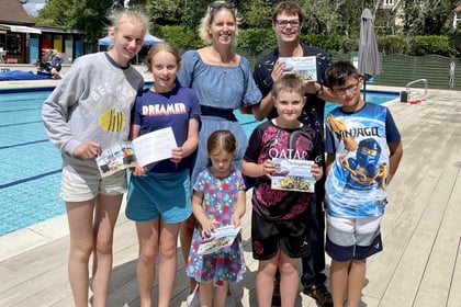 Conditions good at Petersfield Open Air Pool despite poor weather