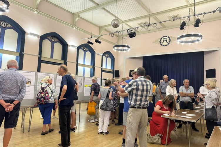 Alton Neighbourhood Plan exhibition, Alton Assembly Rooms, September 8th 2023.