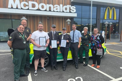 From fries to first aid: fast-food heroes save man's life at service station