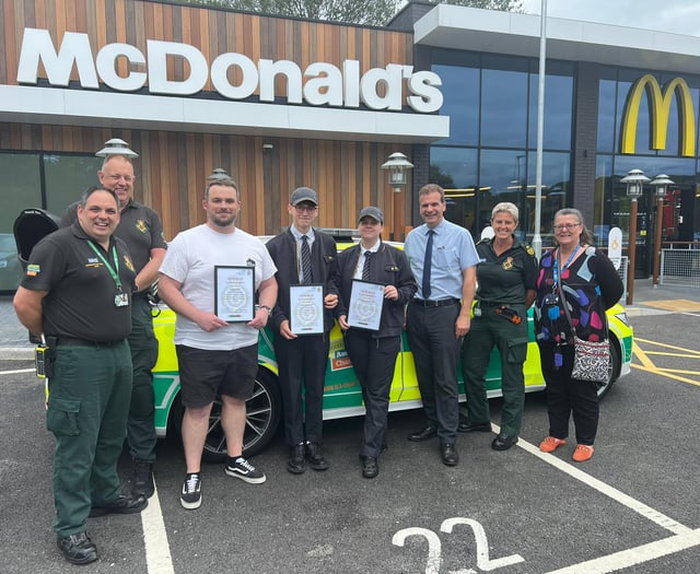 From fries to first aid: fast-food heroes save man's life at service station