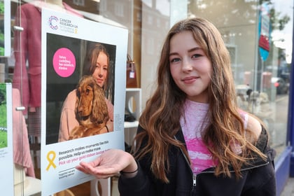 Alton girl Teiva Collins heads children's cancer research campaign 