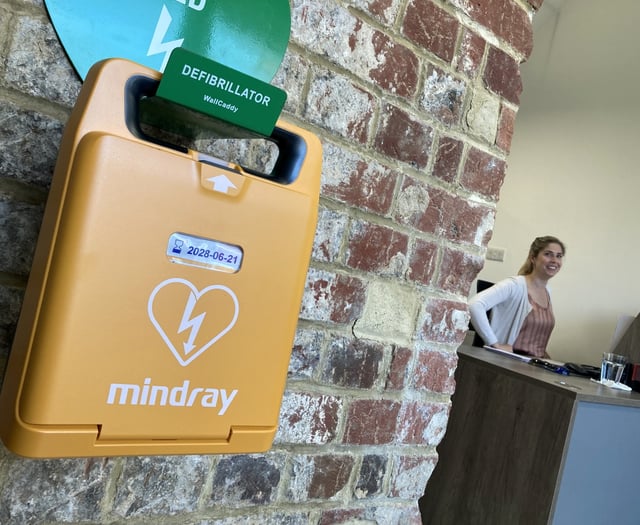 Petersfield accountants has a lifesaver as defibrillator installed