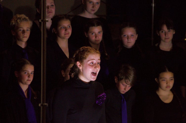 Farnham Youth Choir member Grace Kay sang ‘Voi, che sapete’ from Mozart’s The Marriage of Figaro at St Andrew's Church in Farnham