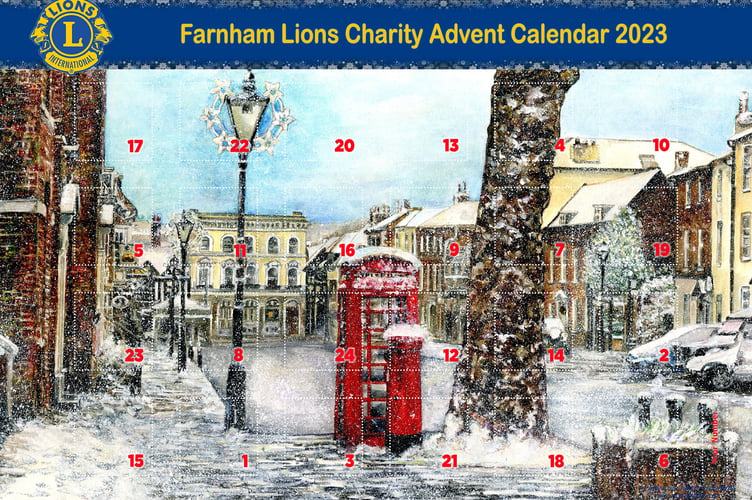 Farnham Lions Charity Advent Calendar 2023