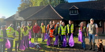 Chawton litter-pickers collect plenty of rubbish