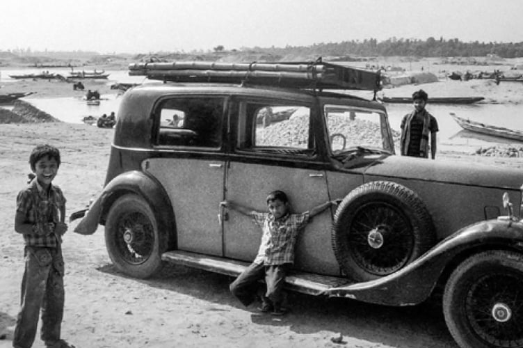 Rupert Grey from South Harting and his wife drove across India to Bangladesh in this 1923 Rolls-Royce.