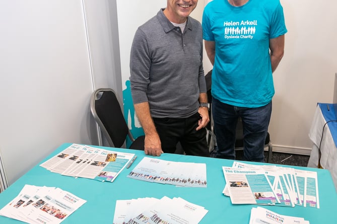 BBC Dragons Den star Theo Paphitis with charity CEO Andy Cook