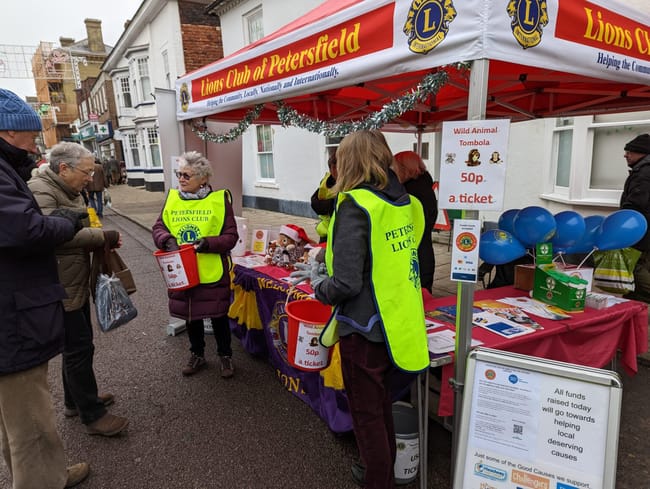 Petersfield Lions stall