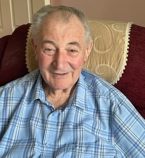 Gerald Peters had a 16-mile walk to sing in Bentley Church choir