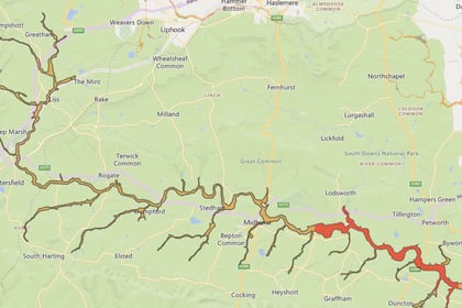 Flood warnings in place around Meon Valley, Liss and upper Rother