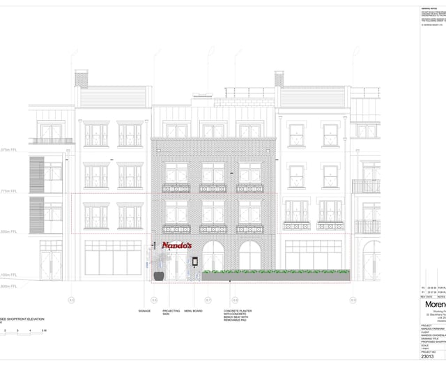 Brightwells Yard: Location of Farnham's new Nando's eatery revealed