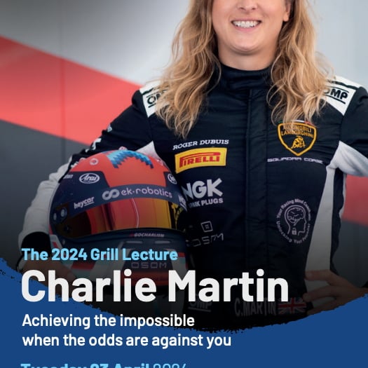 Lecture at Churcher’s College features racing driver Charlie Martin