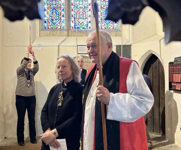 The Bishop of Basingstoke conducted a blessing of the bells service at St James Church, East Tisted, on March 2nd 2024.