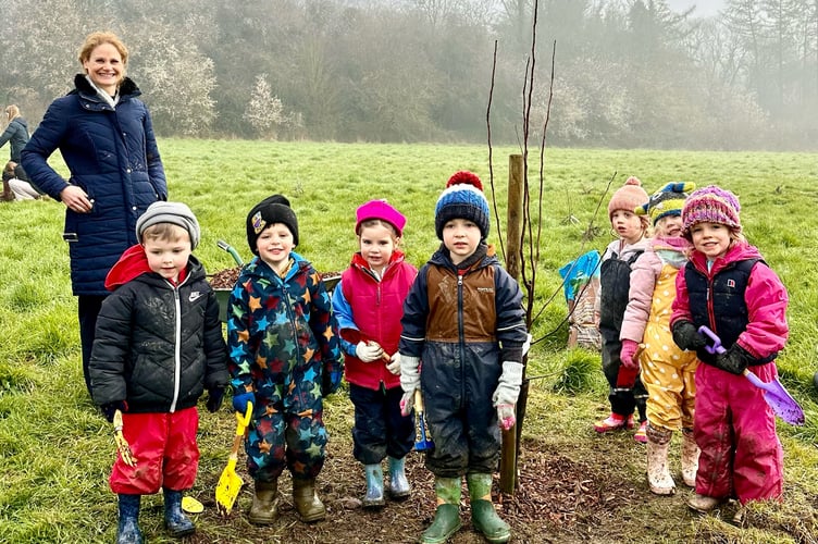 Children from Lime Tree Nursery.