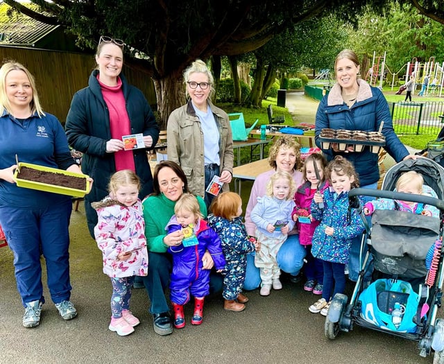 Community gardeners grow flowers and produce together in Alton 