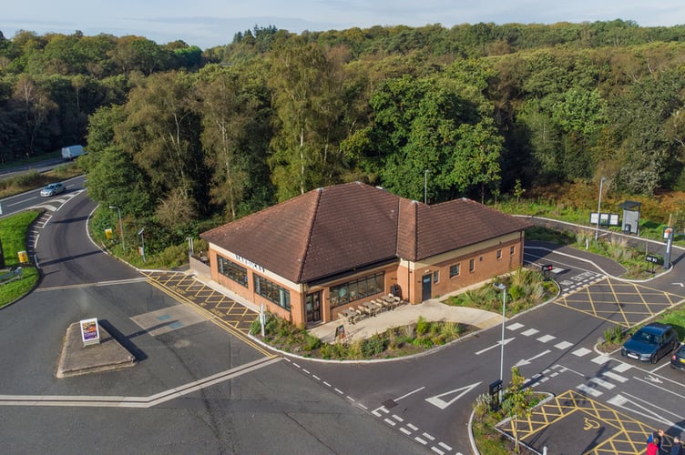 The drive-thru Starbucks on sale on the Liphook by-pass of the A3