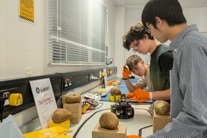 Star students as space engineering course comes to college