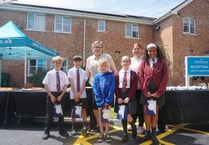 Pupils win prizes as mayor opens care home extension