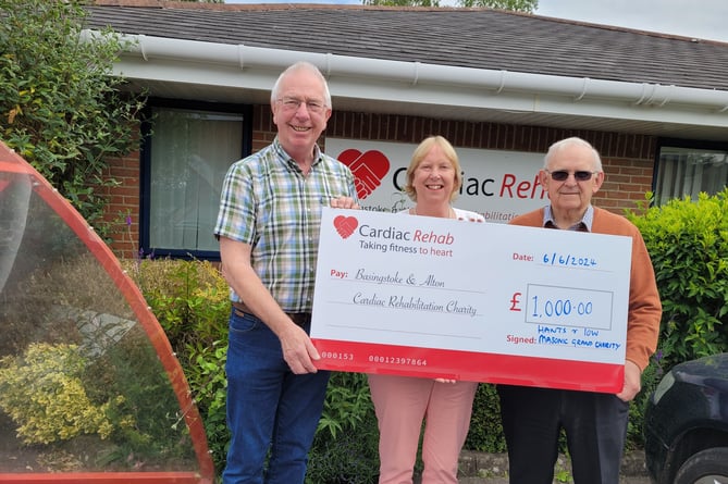 Cardiac Rehab Elvetham donation