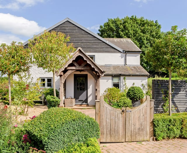 "Fabulous" home for sale has rural countryside views and garden office