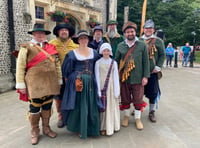 Battle lines re-drawn centuries on as re-enactors march on Cheriton 