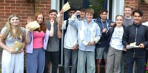 Results day was a poignant one for Amery Hill headteacher