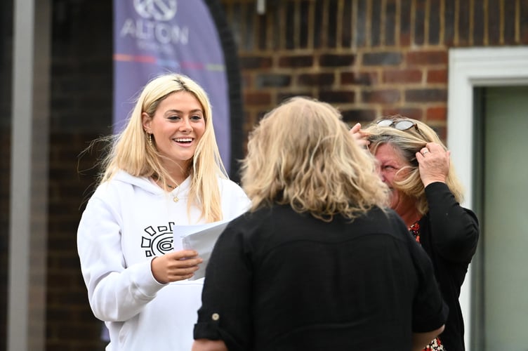 Alton School GSCE Results Day PIC1