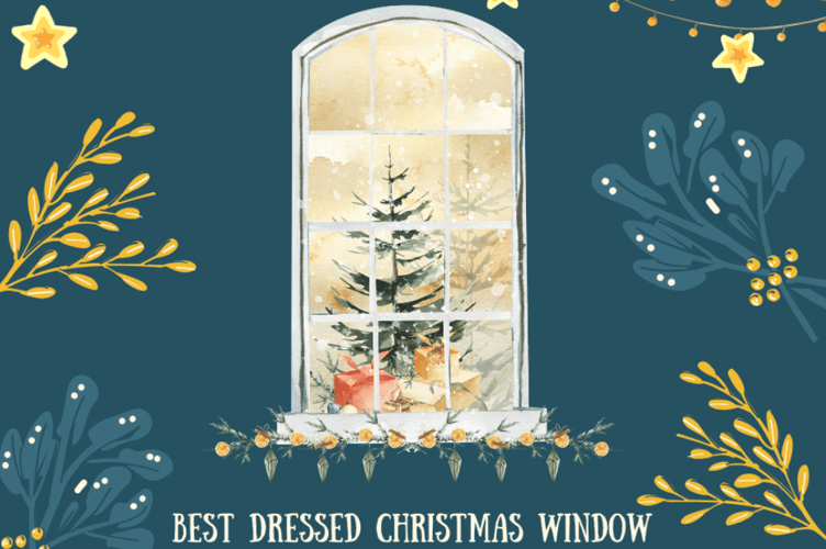 Alton Town Council Best Dressed Christmas Window 2024 poster.