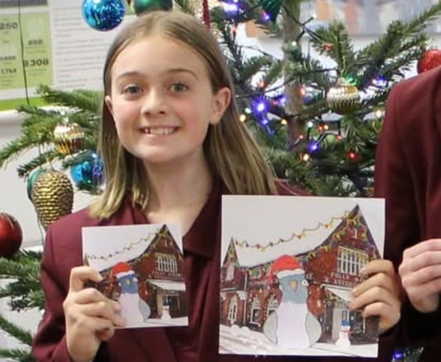 VIDEO: Mayor unveils winning Christmas card design for 2024