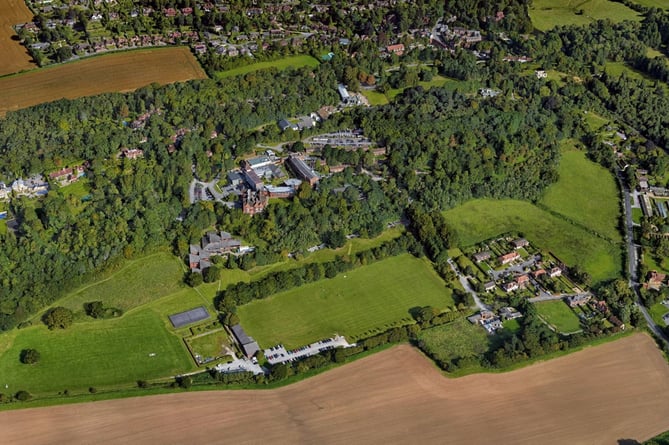 The current Surrey Police headquarters at Mount Browne.