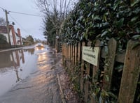 Residents despair as Crondall's 'Lake Pankridge' road floods again